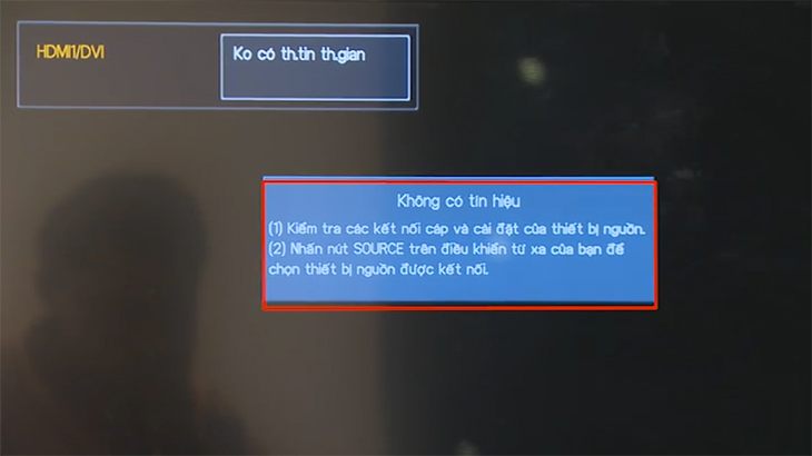 Lỗi tivi LG không có tín hiệu