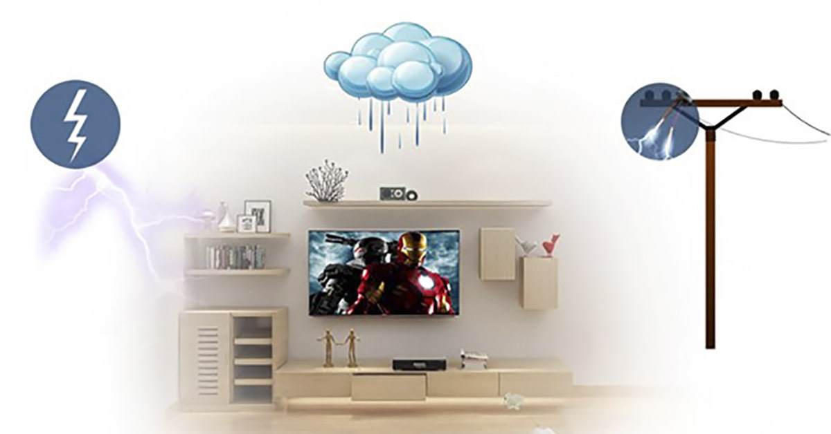 Sửa tivi bị sét đánh Gia Lai