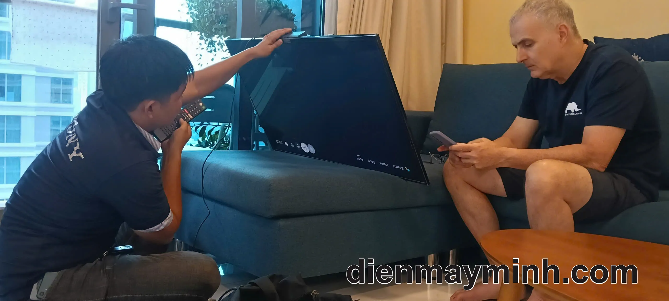 thay led tivi tại nhà