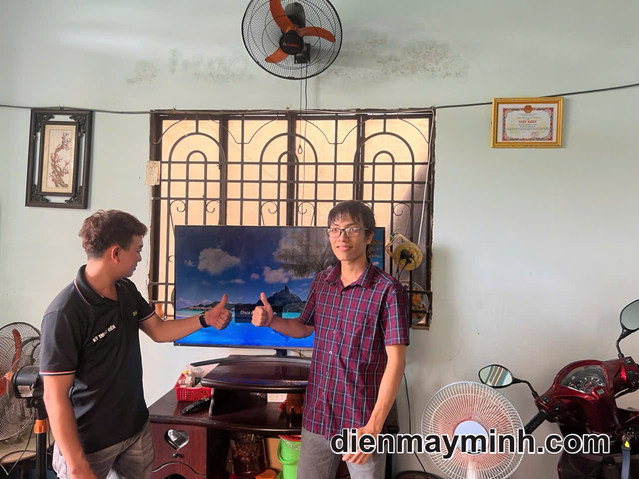thay led tivi tại nhà